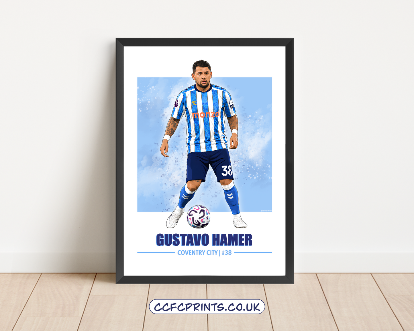 Gustavo Hamer Coventry City 26/27 poster