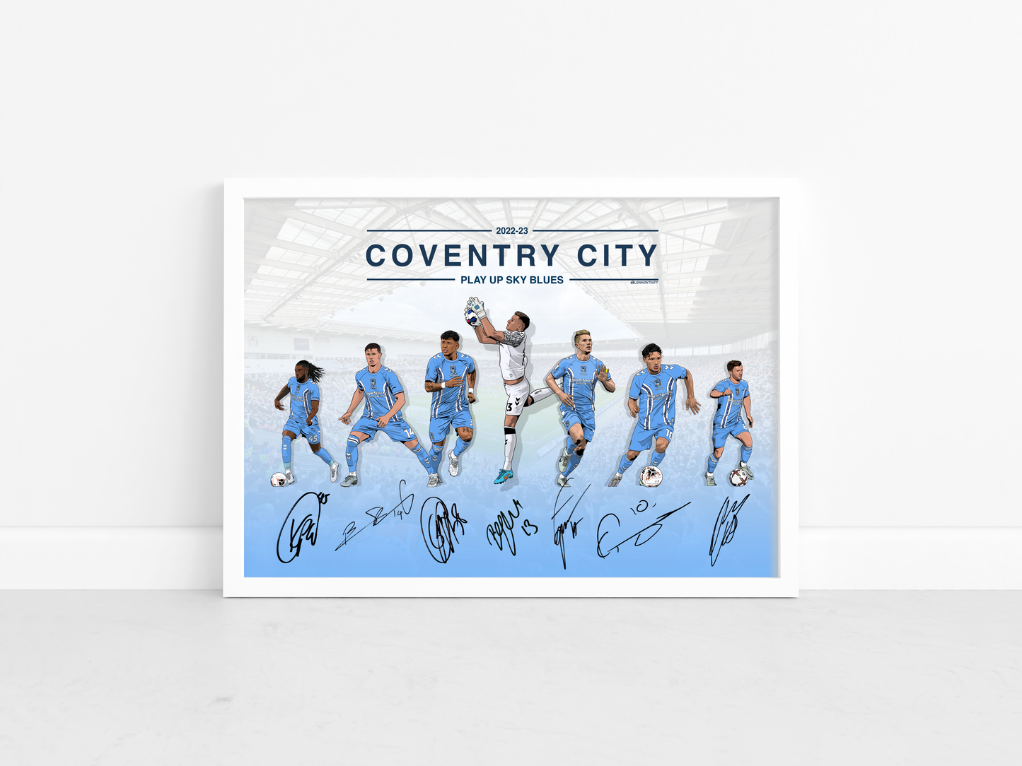 SIGNED (copy of) 22-23 Team print