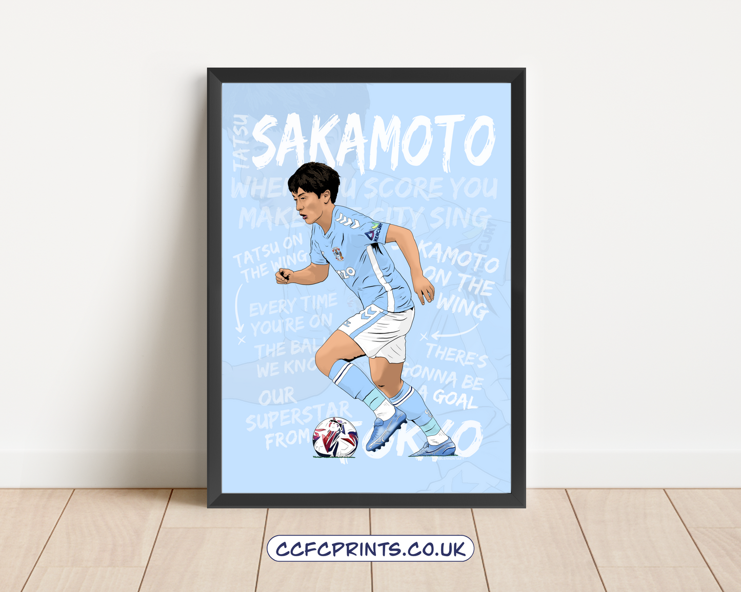 Tatsuhiro Sakamoto fan chant print