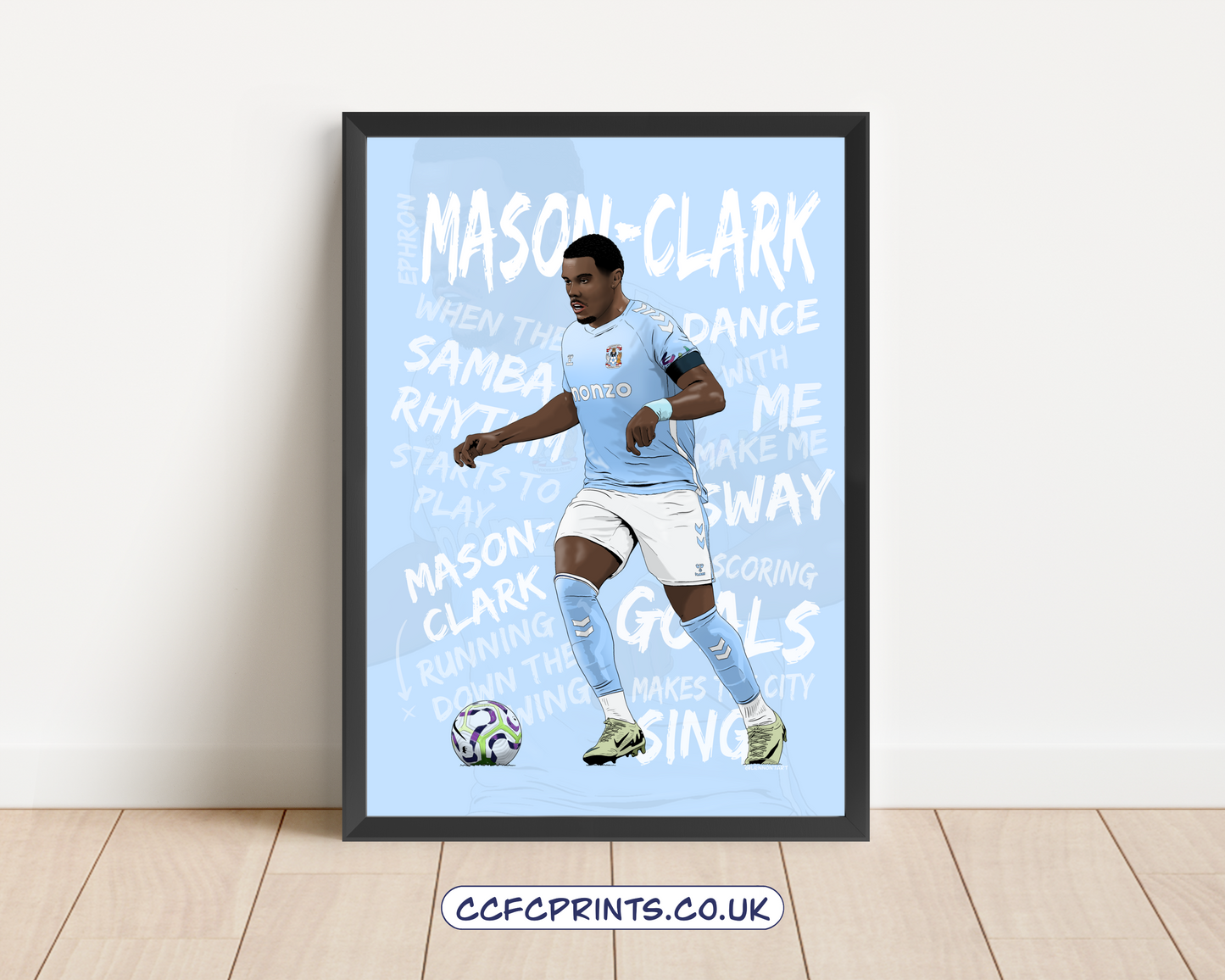Ephron Mason-Clark fan chant print