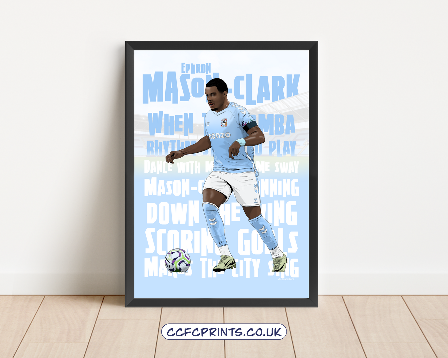 Ephron Mason-Clark fan chant print