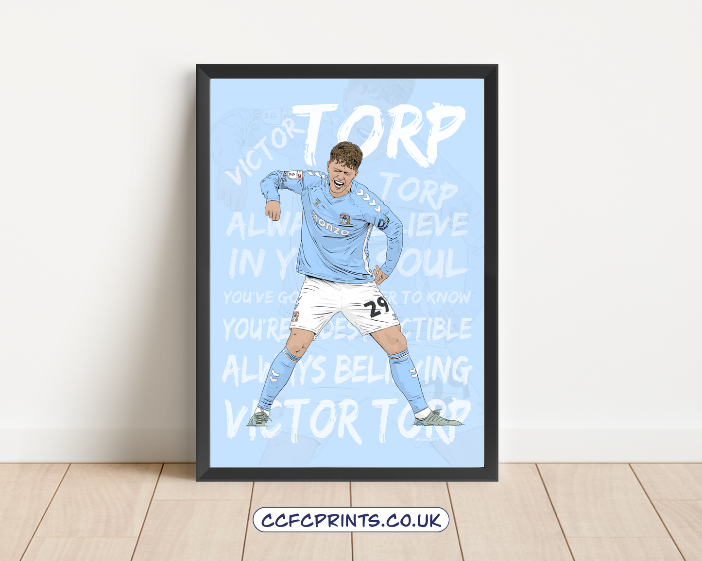 Victor Torp fan chant print