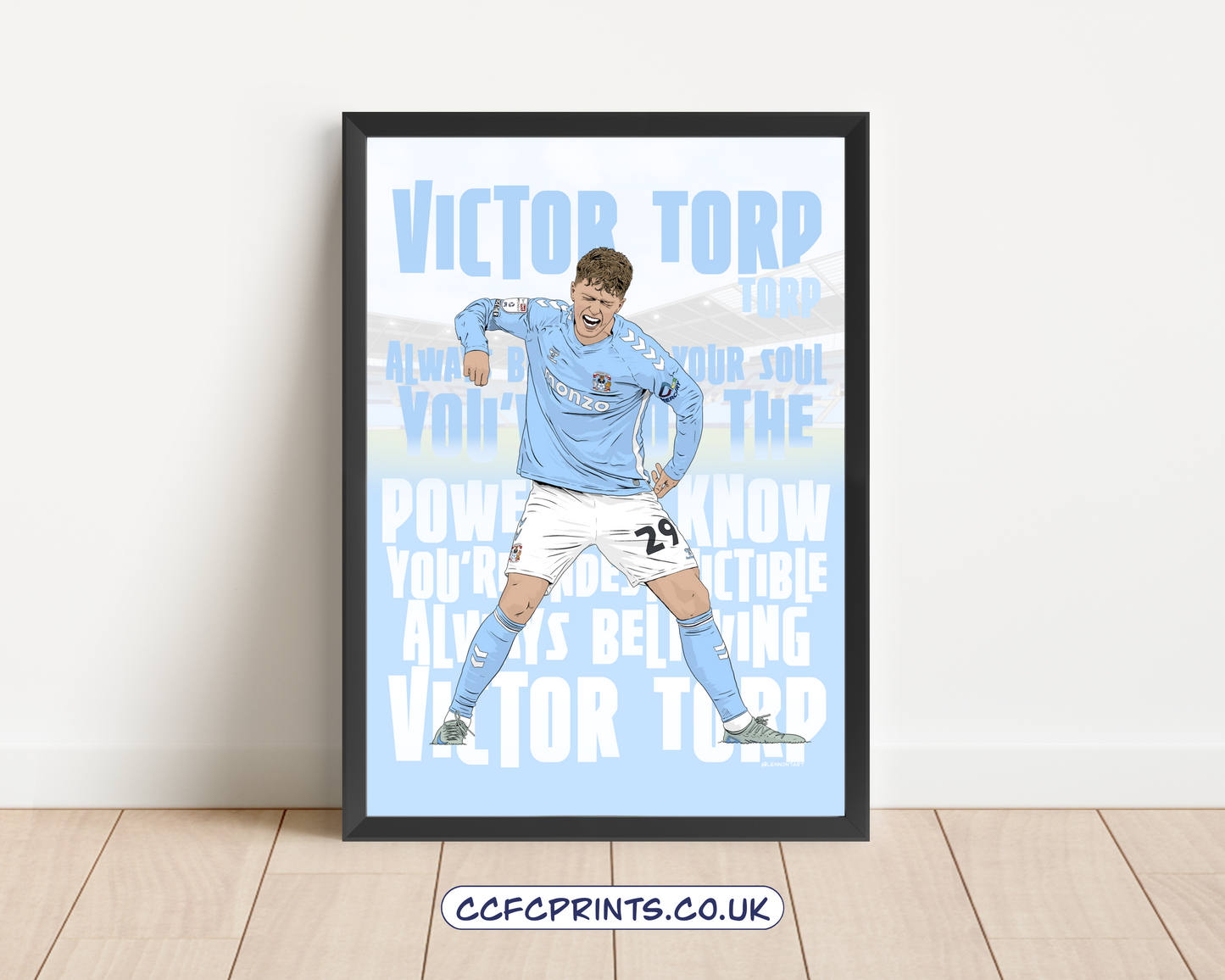 Victor Torp fan chant print
