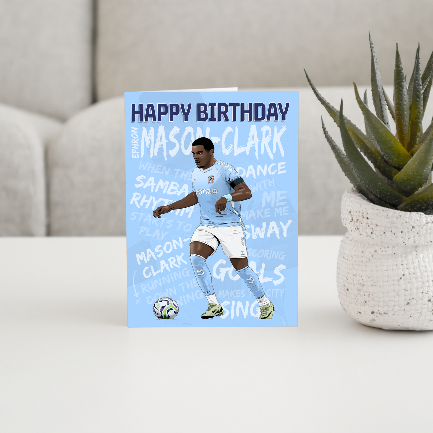 Ephron Mason-Clark - birthday card (A5)