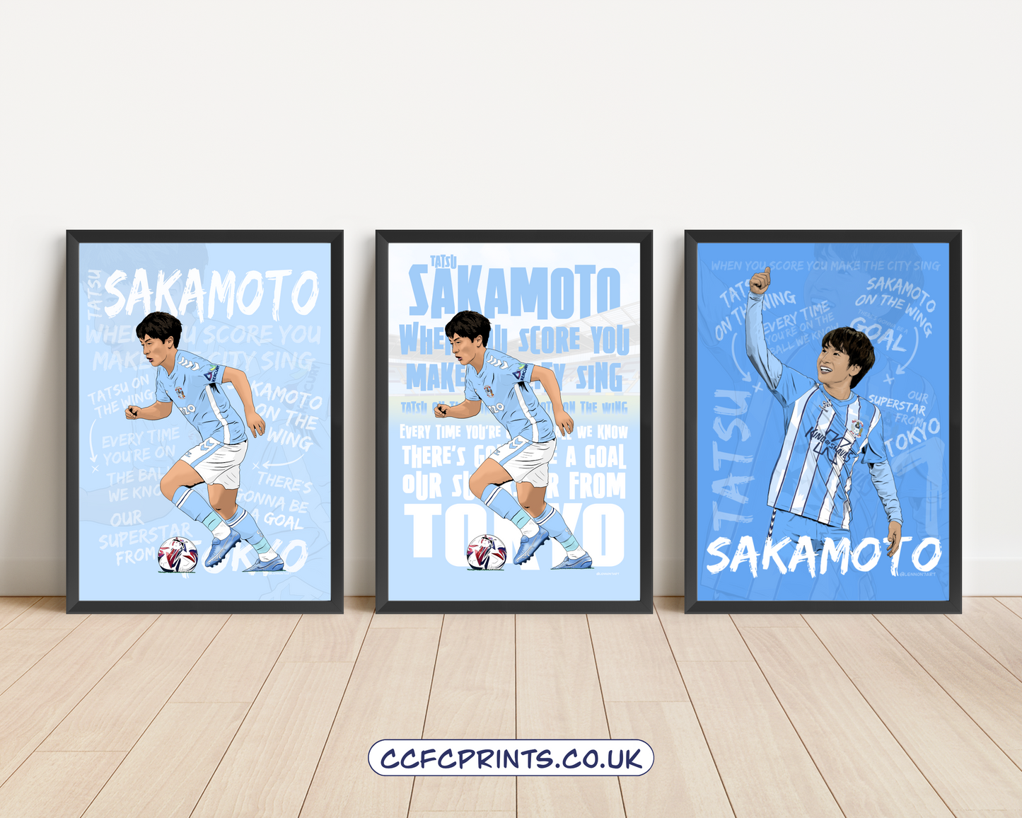Tatsuhiro Sakamoto fan chant print