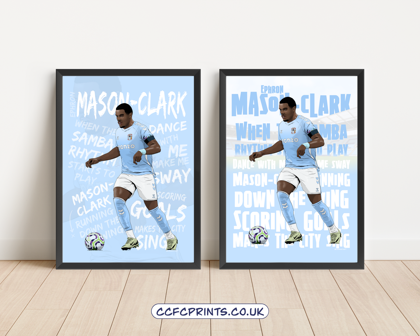 Ephron Mason-Clark fan chant print