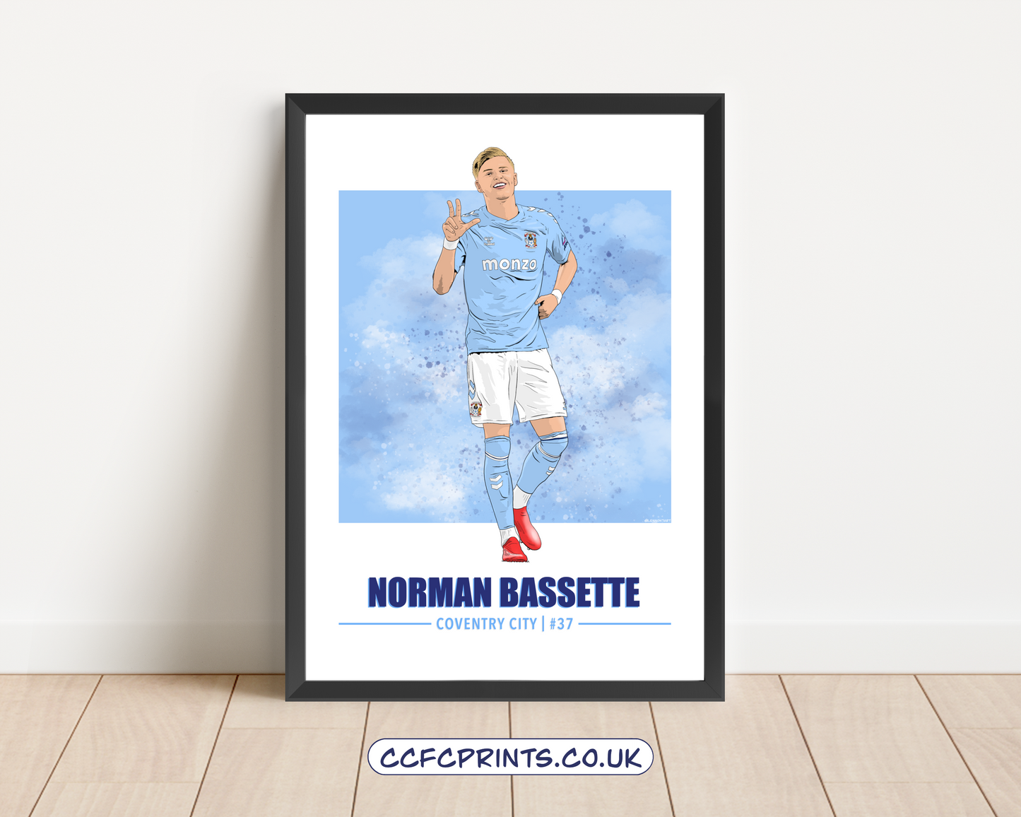 Norman Bassette 24-25 print