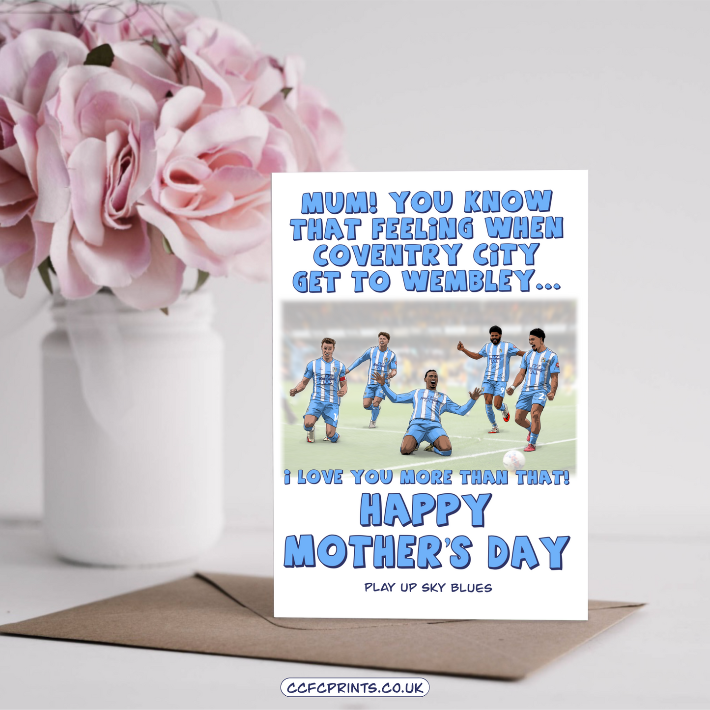 Mother’s Day Card - Wembley feeling! (A5)