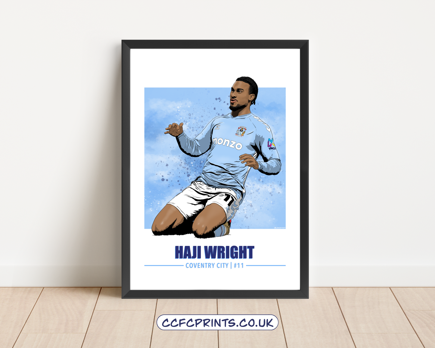 Haji Wright 24-25 print (home kit)