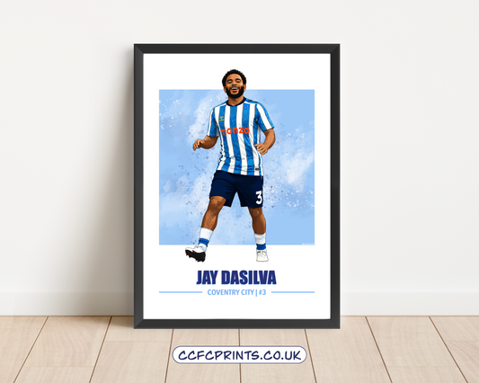 Jay Dasilva Coventry City 26/27 prints