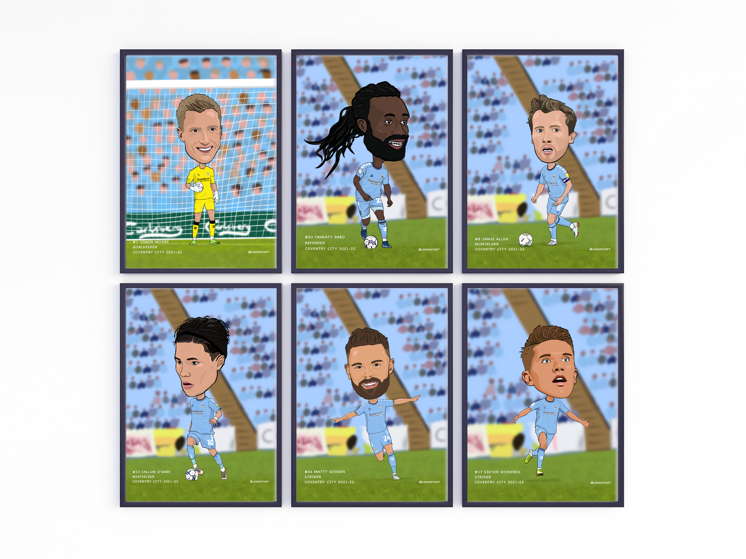 CCFC Big Heads Prints