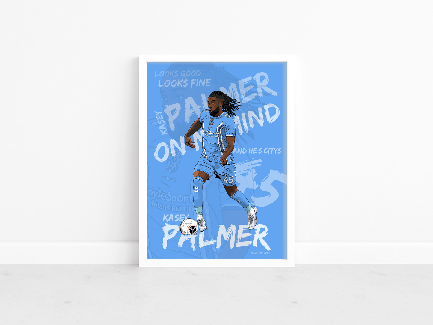 Kasey Palmer fan chant print