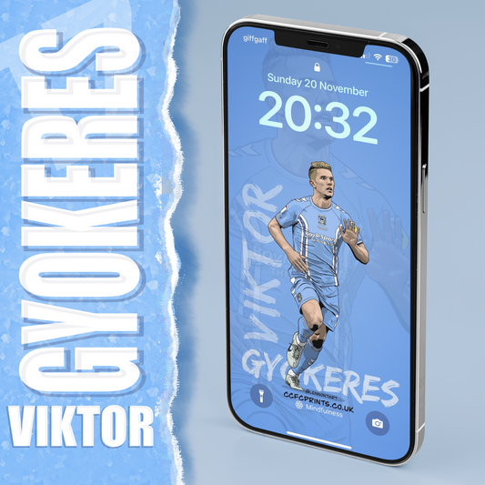 Viktor Gyokeres - smartphone wallpapers (home kit)