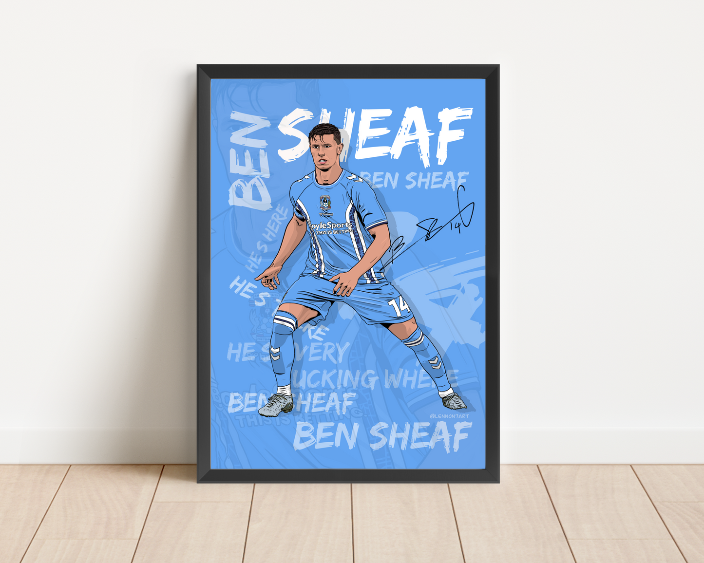 SIGNED (copy of) Ben Sheaf print