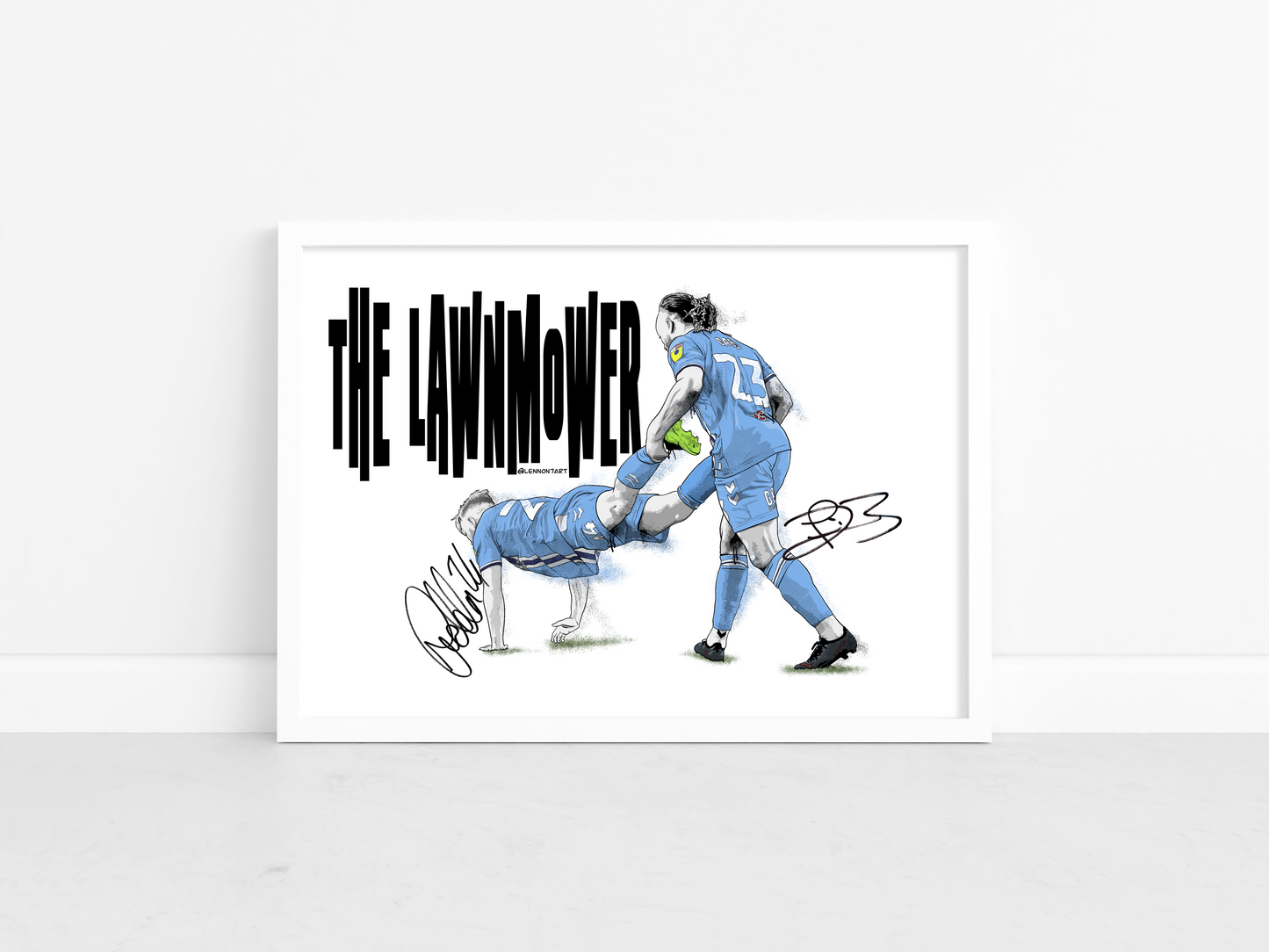 SIGNED (copy of) The Lawnmower print