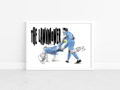 SIGNED (copy of) The Lawnmower print