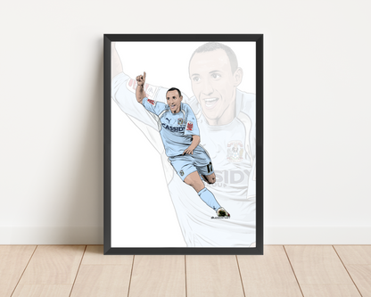 Michael Mifsud - CCFC Legends print