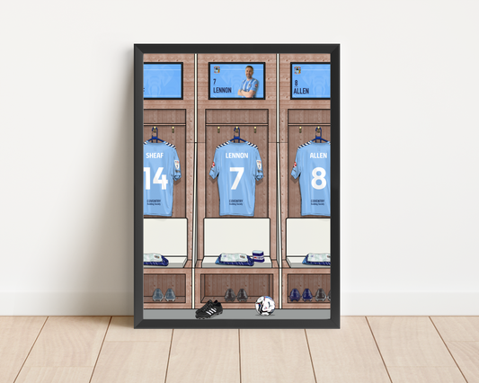 Personalised CCFC 23-24 changing room shirt - add any name & number