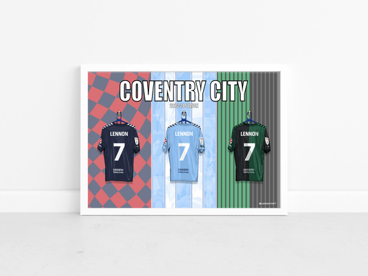 Personalised CCFC 23-24 season kits print