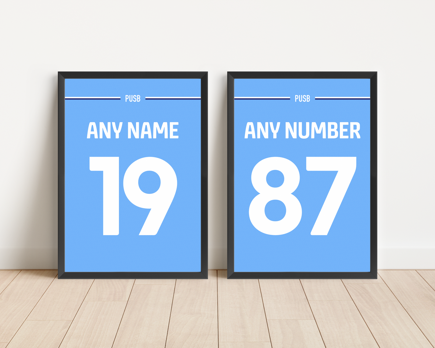 Personalised CCFC shirt print - add any name & number