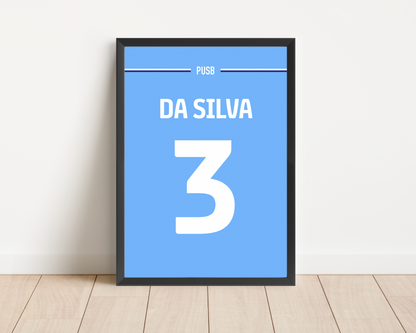 Personalised CCFC shirt print - add any name & number