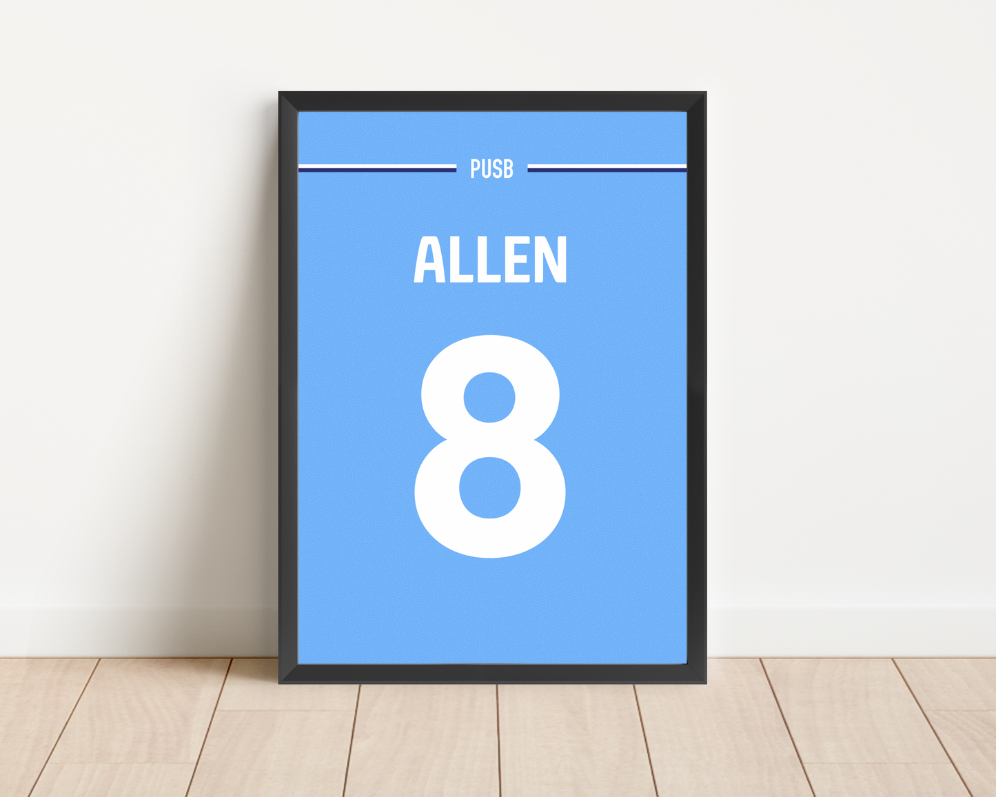 Personalised CCFC shirt print - add any name & number