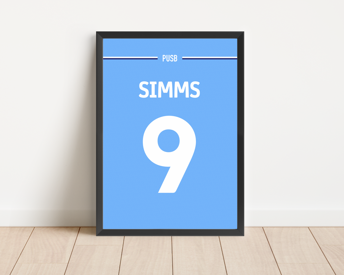 Personalised CCFC shirt print - add any name & number