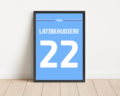 Personalised 23-24 shirt print - add any name & number