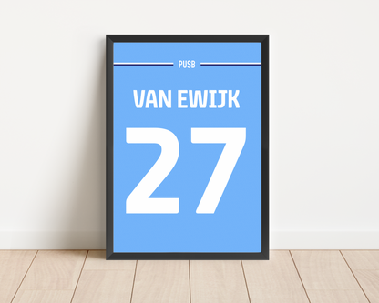 Personalised 23-24 shirt print - add any name & number