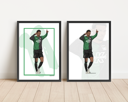 Haji Wright print (23-24 season)