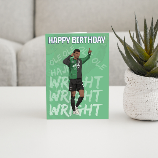 Haji Wright - birthday card (A5)