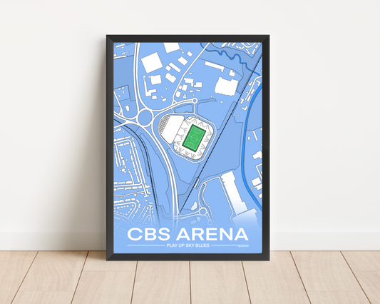 CBS Arena map