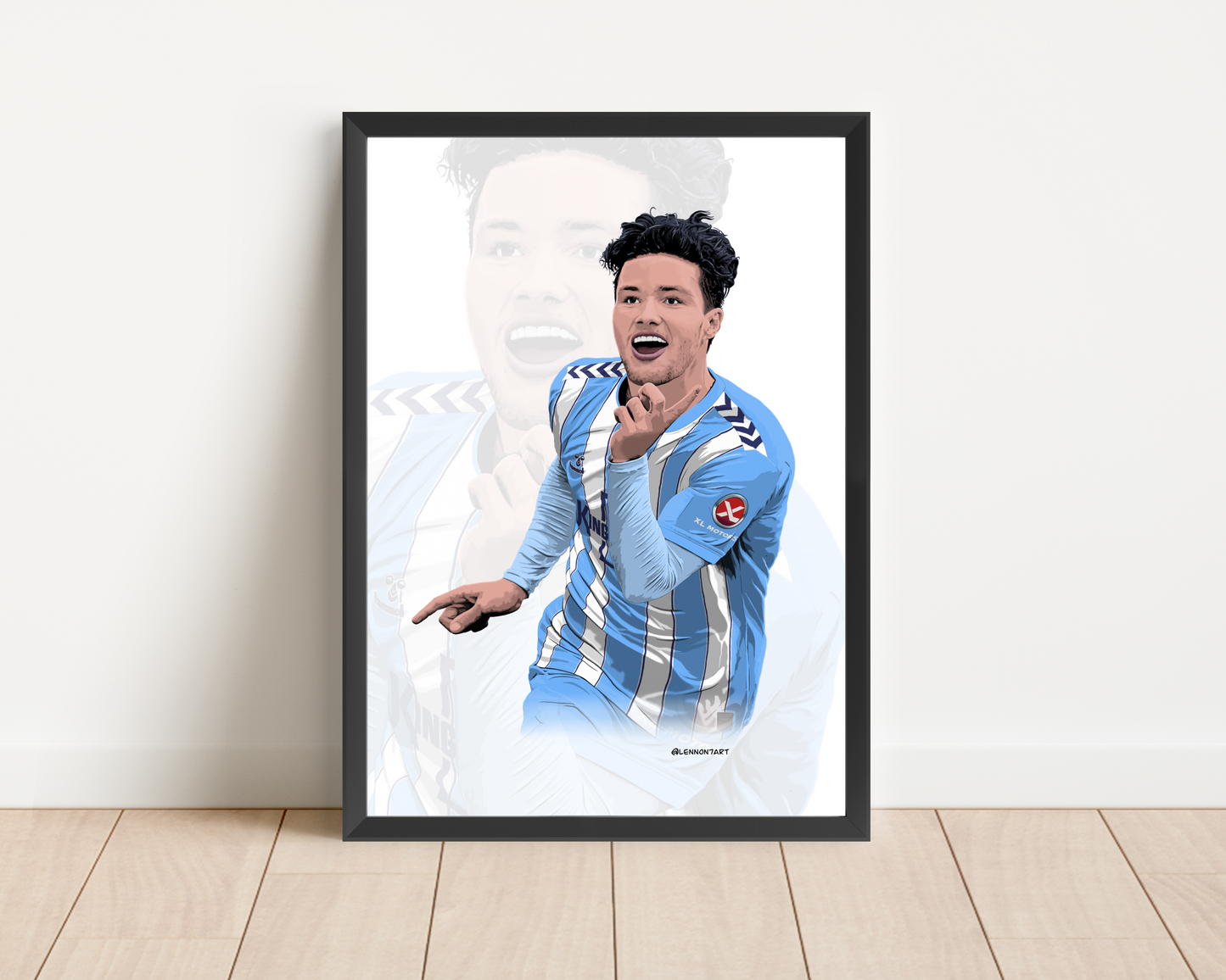 Callum O’Hare - Sky Blues stars 23-24 print