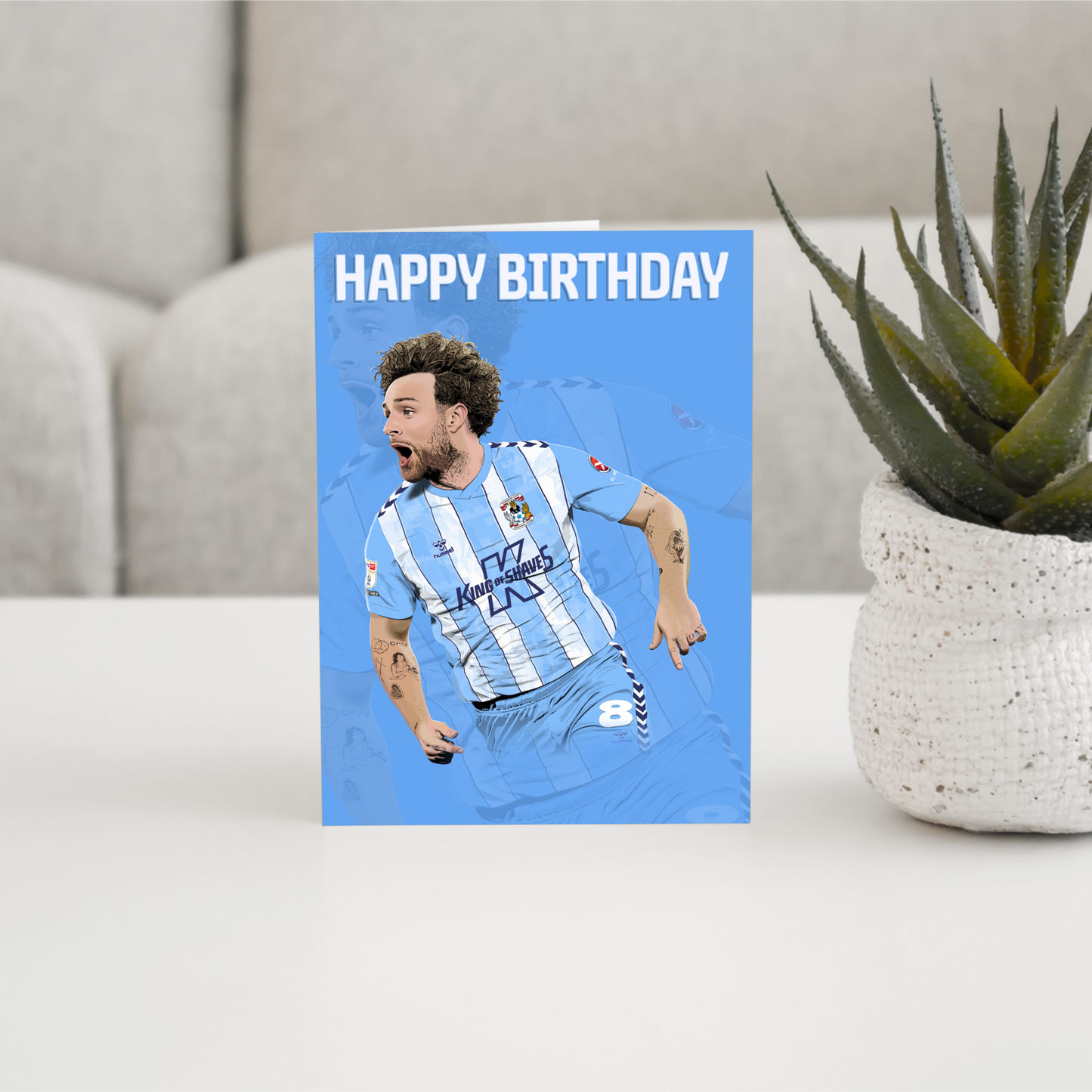 Tom Grennan - birthday card (A5)