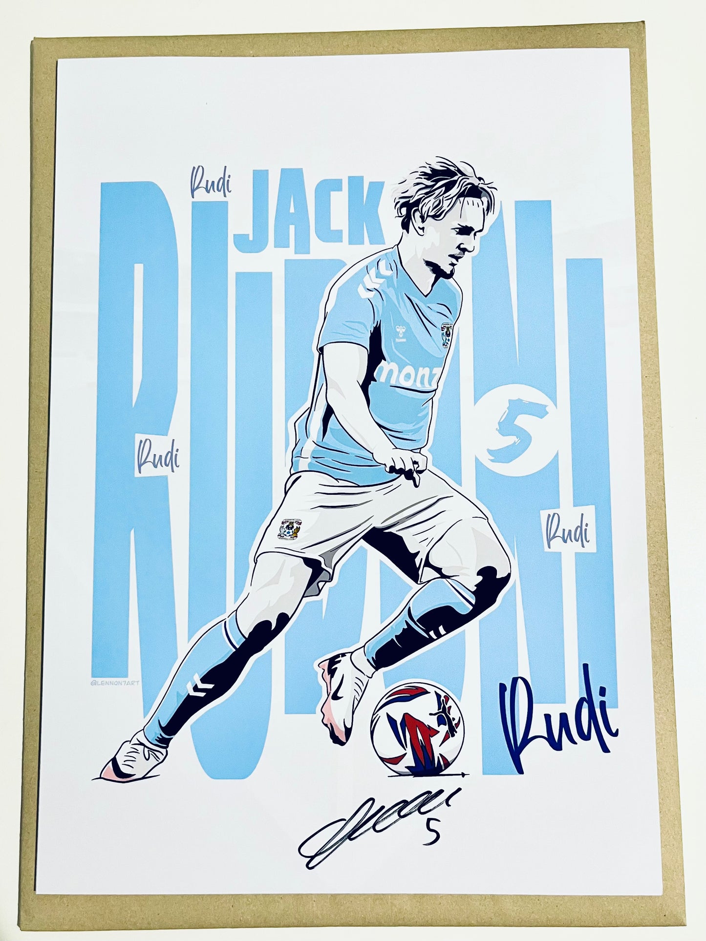 SIGNED Jack Rudoni print (24-25 season)