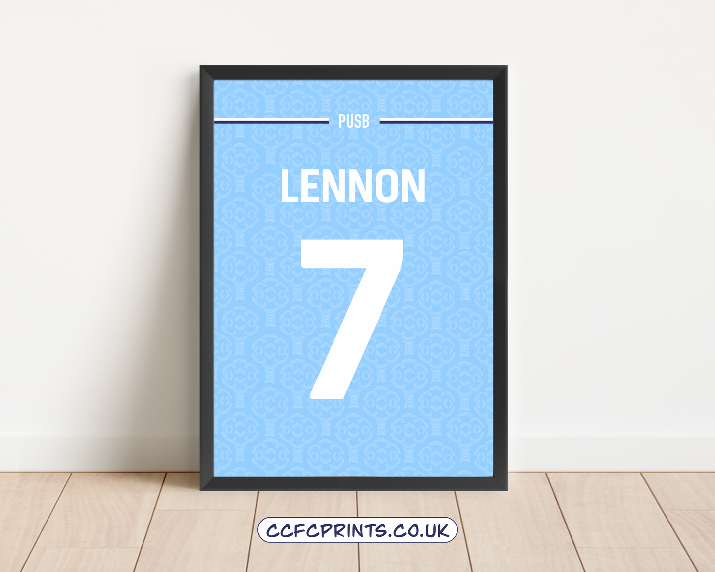 Personalised 24-25 full frame shirt print - add any name & number