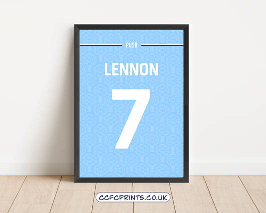 Personalised 24-25 full frame shirt print - add any name & number