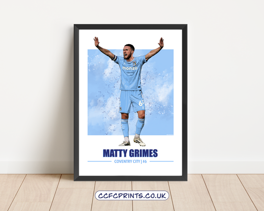 Matty Grimes 25-26 print