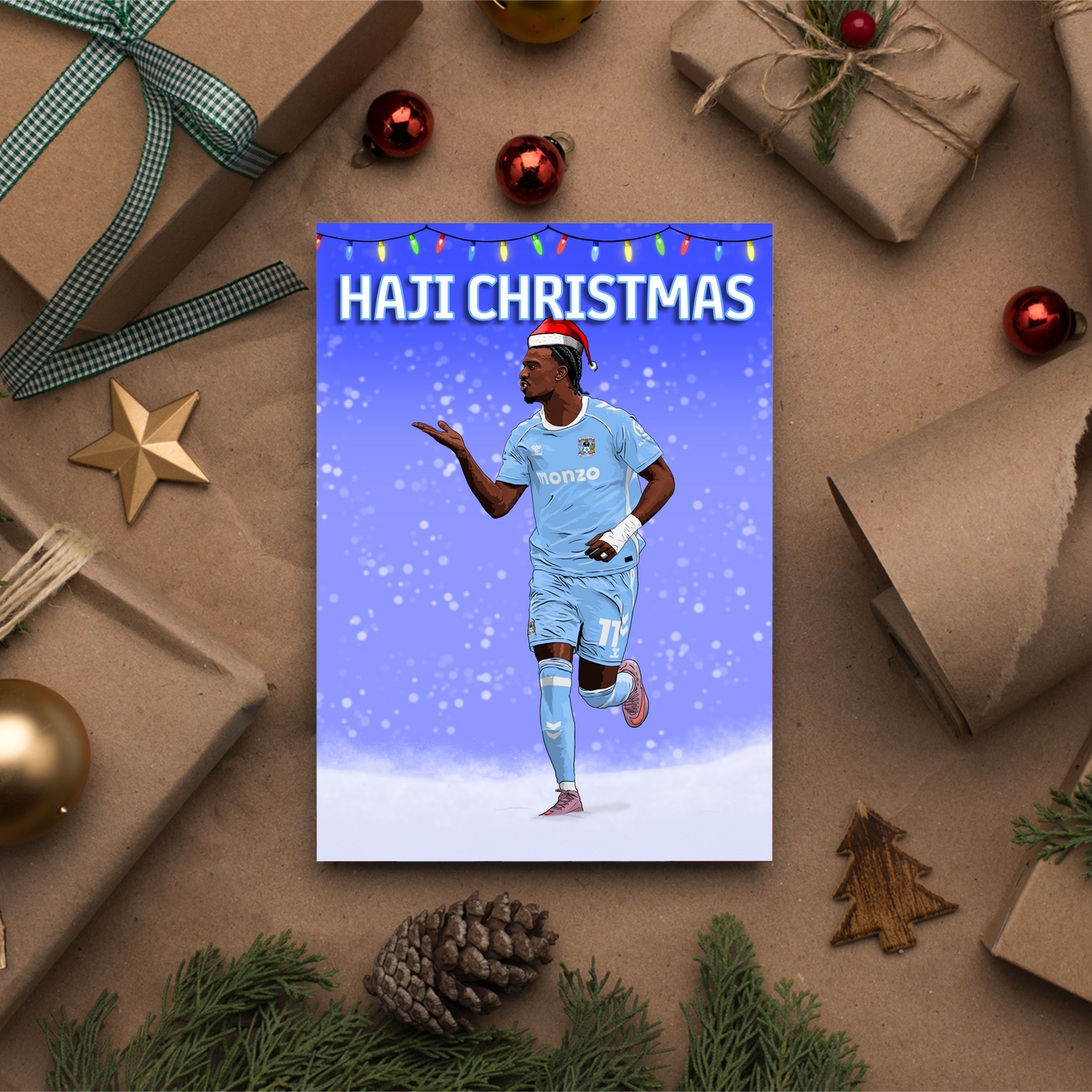 Haji Wright - Christmas card (A5)