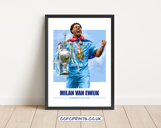 Milan van Ewijk Coventry City 25-26 poster