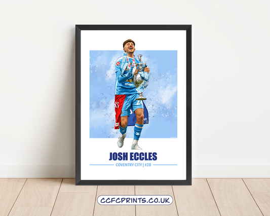 Josh Eccles Coventry City 25-26 poster
