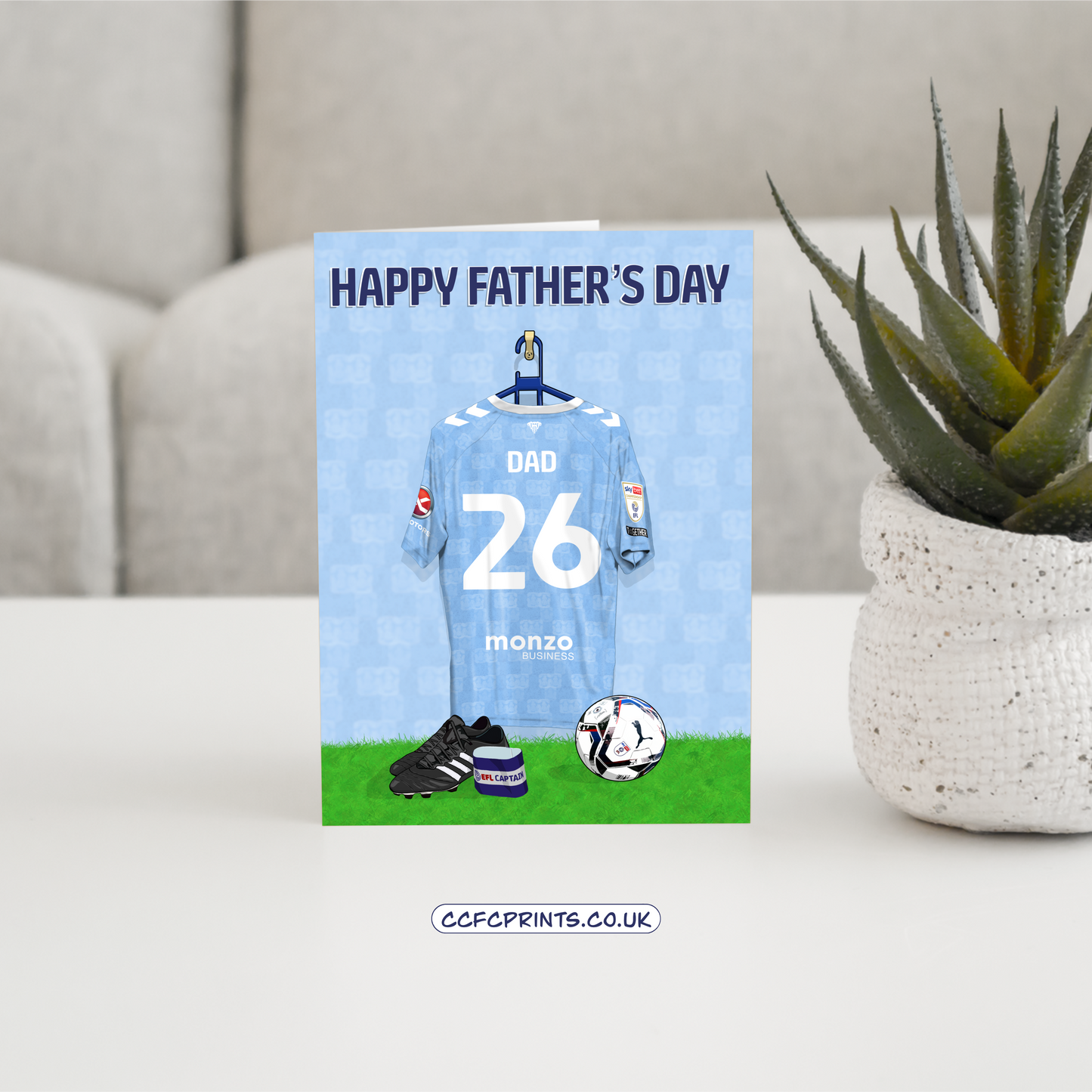 Father’s Day card - personalised shirt! (A5)