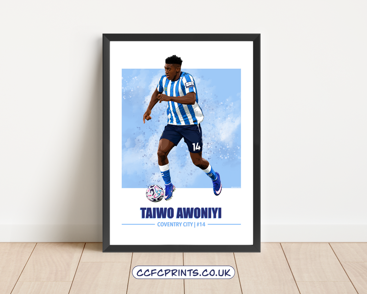 Taiwo Awoniyi Coventry City 26/27 prints