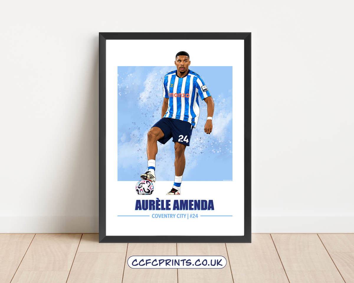 Aurèle Amenda Coventry City 26/27 prints
