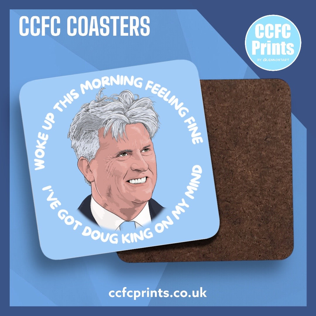 Doug King Hardboard Coasters (4 Pack)