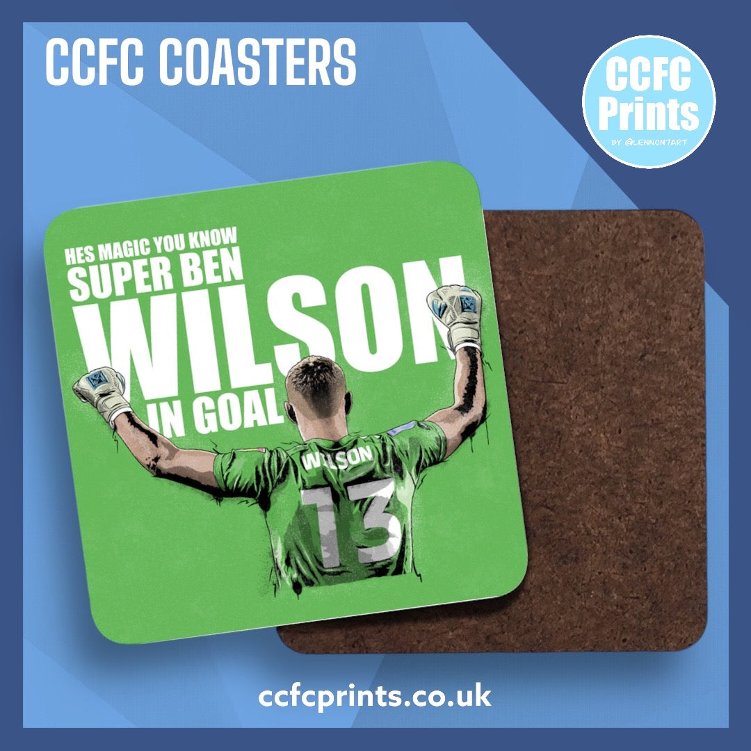 CCFC Team Hardboard Coasters (4x pack)