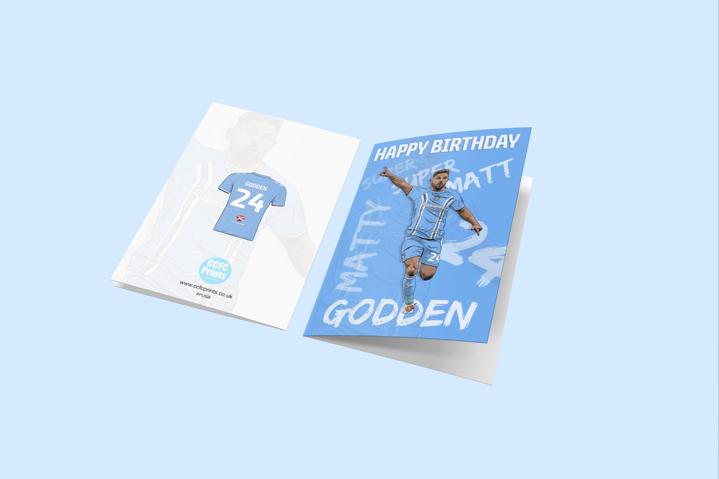 Matty Godden - birthday card (A5)