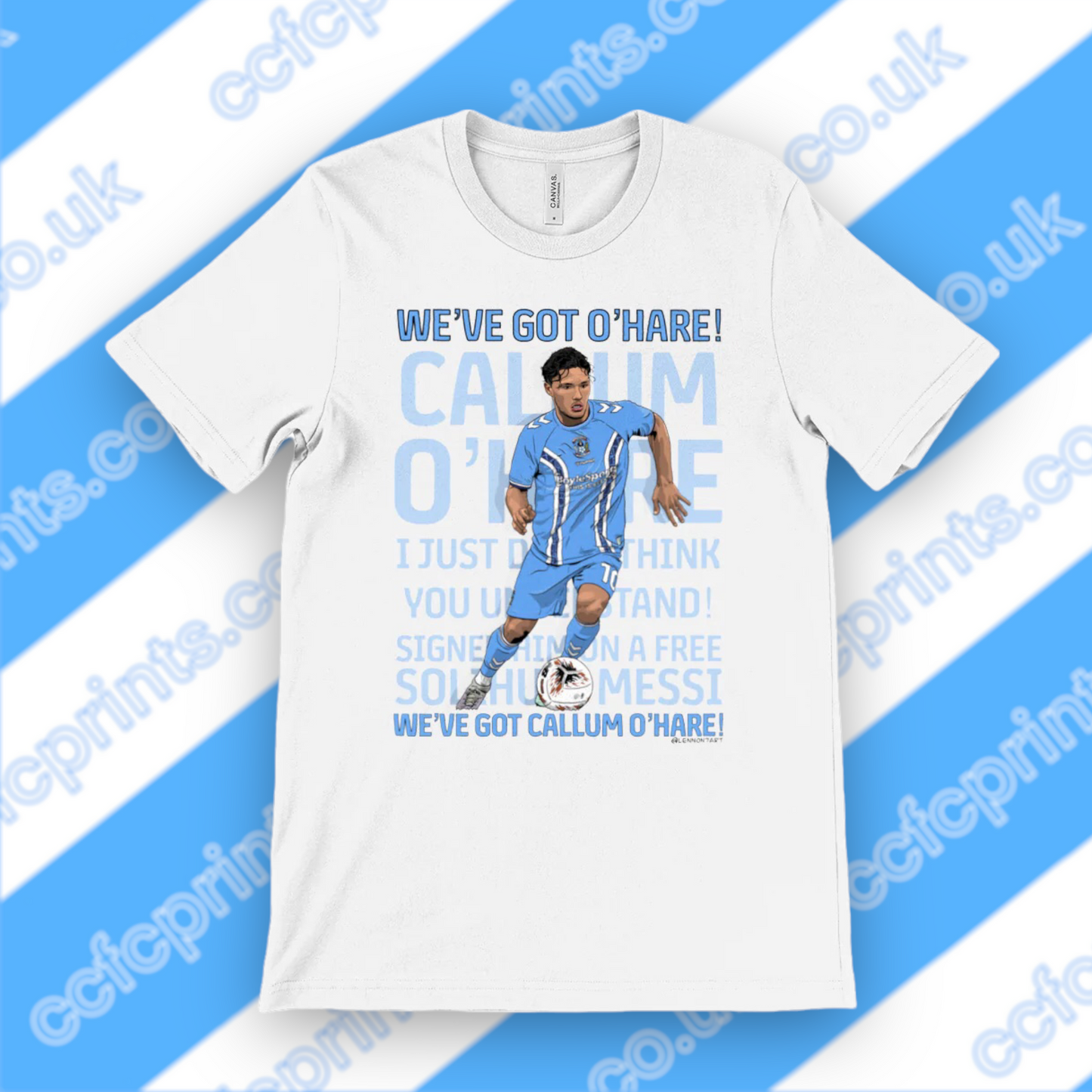 Callum O’Hare ‘fan chant’ T-shirt (adult)