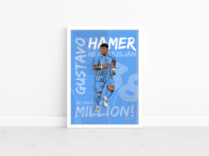 Gustavo Hamer fan chant print