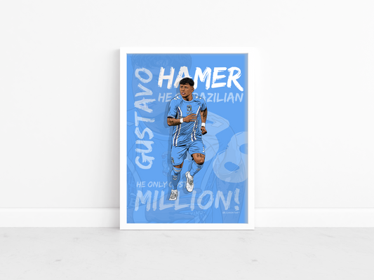 Gustavo Hamer fan chant print